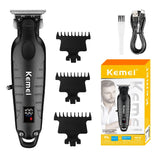 NNEOBA Salon Grade Electric Hair Clipper Powder Metallurgical Blade Black