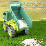 NNEOBA Kids Engineering Dump Truck Toy (Green)