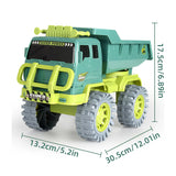 NNEOBA Kids Engineering Dump Truck Toy (Green)