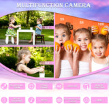 NNEOBA Kids Mini Camera Unicorn 1080P HD 2-Inch Screen