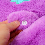 NNEOBA Kids Shark Sleeping Bag Plush Doll Pillow (Purple)