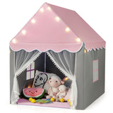 NNECW Kids Playhouse Tent with Washable Mat for Boys &amp; Girls-Pink