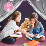 NNECW Kids Playhouse Tent with Washable Mat for Boys &amp; Girls-Pink