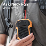 NNEOBA Portable USB Hanging Neck/Waist Fan