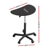 NNEDSZ Laptop Desk Portable Height Adjustable Table Caster Wheels 60CM Black