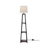 NNEDSZ Floor Lamp 3 Tier Shelf Storage LED Light Stand Home Room Vintage White