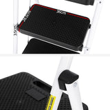 NNEDSZ Giantz 3 Step Ladder Multi-Purpose Folding Steel Light Weight Platform
