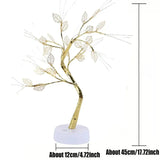 NNEOBA Christmas LED Leaf Tree Lamp USB Fairy Light