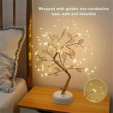 NNEOBA Christmas LED Leaf Tree Lamp USB Fairy Light