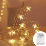 NNEOBA LED String Lights Outdoor Star Garland Party Decor