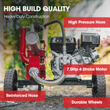 NNEMB 12 Tonne Petrol Hydraulic Wood Log Splitter, - HPS400