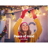 NNEDSZ 68m LED Festoon String Lights Outdoor Christmas Decorations Wedding Garden Party