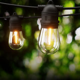 NNEDSZ 14m Festoon Lights Christmas Fairy String Lights Outdoor Party Garden Decor