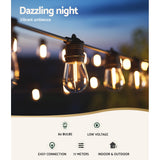 NNEDSZ 77m Festoon Lights Christmas Fairy String Lights Outdoor Party Garden Decor