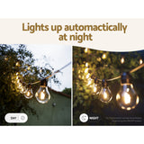 NNEDSZ 17m Solar Festoon Lights Outdoor LED String Light Christmas Decorations Party