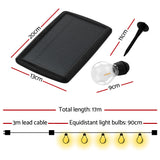 NNEDSZ 17m Solar Festoon Lights Outdoor LED String Light Christmas Decorations 2pcs
