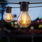 NNEDSZ 50m Solar Festoon Lights Outdoor LED String Light Chritsmas Decor Party