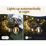 NNEDSZ 17m Solar Festoon Lights Outdoor LED String Light Christmas Wedding Decor