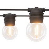NNEDSZ 17m Solar Festoon Lights Outdoor LED String Light Christmas Wedding Decor 2 Pack