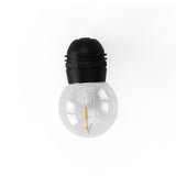 NNEDSZ 50m Solar Festoon Lights Outdoor LED String Light Xmas Wedding Garden Party