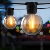 NNEDSZ 41m Solar Festoon Lights Outdoor LED String Light Wedding Party Christmas Decor