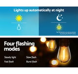 NNEDSZ 17m Solar Festoon Lights Outdoor LED String Light Christmas Party Garden Decor