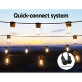 NNEDSZ 17m Solar Festoon Lights Outdoor LED String Light Christmas Party Decor 2pcs