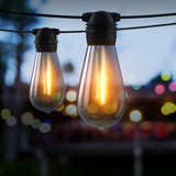 NNEDSZ 41m Solar Festoon Lights Outdoor LED String Light Xmas Party Decorations