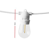 NNEDSZ 14M LED Festoon Light Outdoor String Light Christmas Wedding Party Decorations