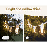 NNEDSZ 14M LED Festoon Light Outdoor String Light Christmas Wedding Party Decorations