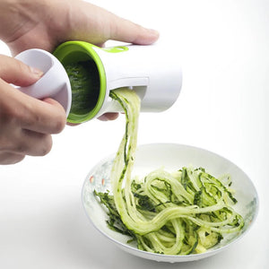 NNEOBA Heavy-Duty Spiralizer Vegetable Slicer – Zucchini Pasta & Noodle Maker