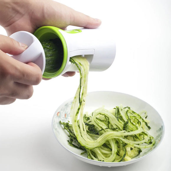 NNEOBA Heavy-Duty Spiralizer Vegetable Slicer – Zucchini Pasta & Noodle Maker