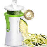 NNEOBA Heavy-Duty Spiralizer Vegetable Slicer – Zucchini Pasta & Noodle Maker