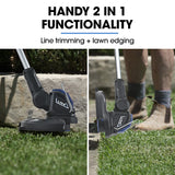 NNEMB LN4 20V Cordless Electric Line Trimmer & Garden Edger Kit, with Battery and Fast Charger