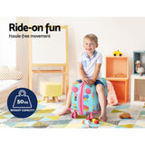 NNEDSZ 17" Kids Ride On Luggage Children Suitcase Trolley Travel Ice Cream