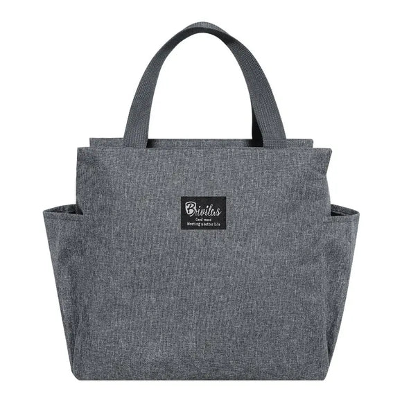 NNEOBA Large Capacity Waterproof Insulated Cooler Bag (Grey)