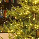 NNEOBA Large Artificial Christmas Tree with LED Lights