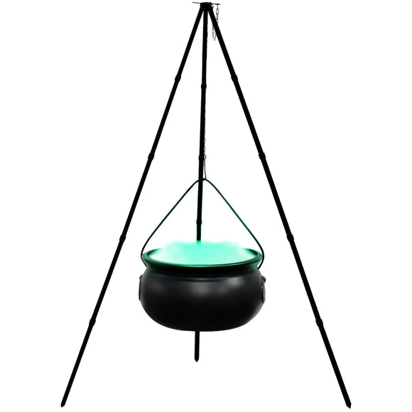 NNEOBA Large Witch Cauldron with LED Lights