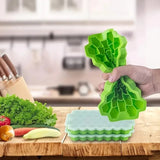 NNEOBA 2 pcs Silicone Honeycomb Ice Cube Tray with Lid
