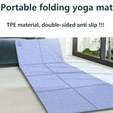 NNETM Foldable Non-Slip Yoga Mat Thickness (8mm)