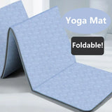 NNETM Foldable Non-Slip Yoga Mat Thickness (8mm)