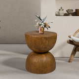 Levede Side Table Terrazzo Coffee Tables Oak-1910113292760780807