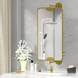 Yezi 360? Swivel Bathroom Wall Mirrors with Storage-1910113318199234566