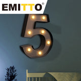 LED Metal Number Lights Free Standing-1910112226652590086