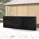 Moyasu Outdoor Firewood Rack Storage with Cover-1937319819506487302