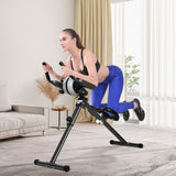 Centra Folding Ab Machine Roller Wheel Workout Mat-1937319817644216326