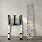 Traderight Multipurpose Ladder Telescopic 3.2M Silver 3.2 Meter-1910113101135613958