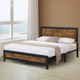 Levede Metal Bed Frame Mattress Base Double-1910113211101876231