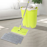 Cleanflo Flat Mop Bucket Set Cleaner Green-1919892884891504646