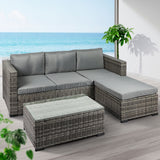Levede 5pcs Outdoor Sofa Set Patio Furniture-1910112916443631622
